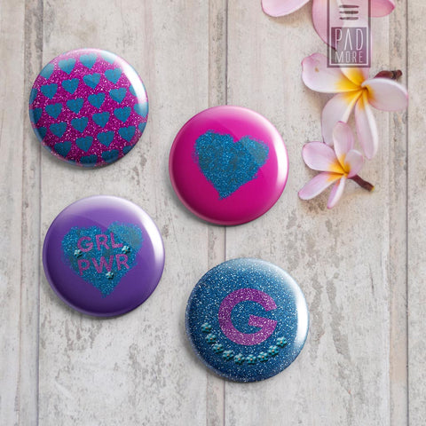 Girl Power Buttons