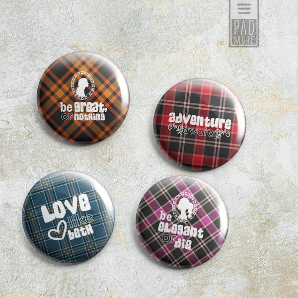 Little Women Pin-Back Buttons