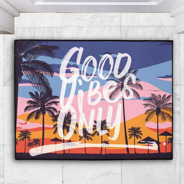 Good Vibes Only Floor Mat