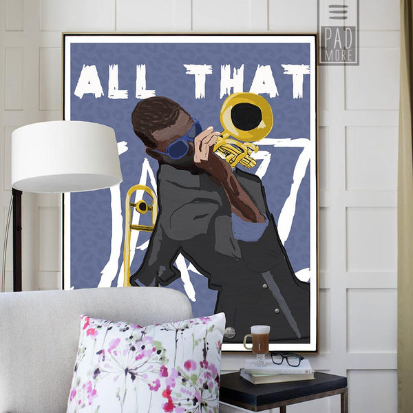 Trombone Showcase Wall Art