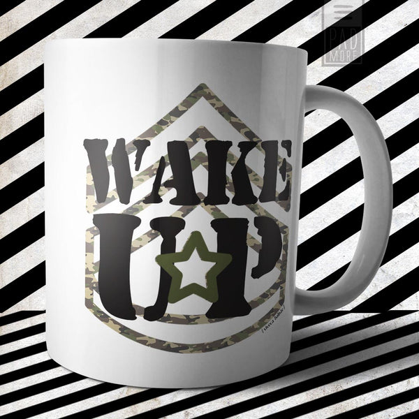 Wake Up Military Style Mug