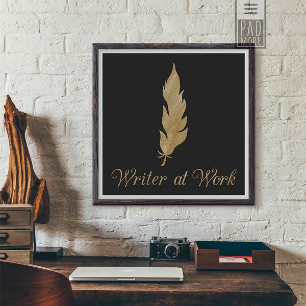 Writer at Work Wall Art