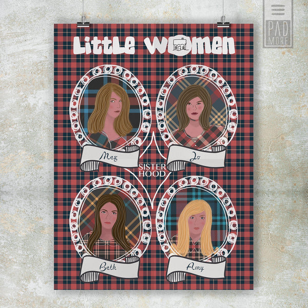 Little Women Sisterhood Wall Art