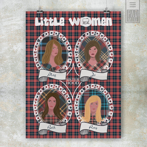 Little Women Sisterhood Wall Art