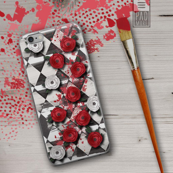 Wonderland Paint Them Red Phone Case