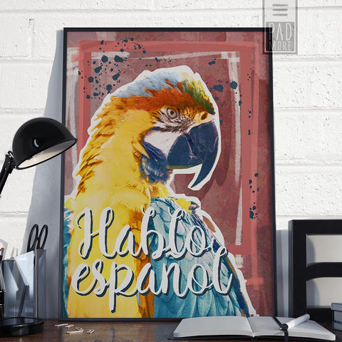 Hablo Español Wall Art