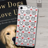 Love for Dogs Clear Phone Case