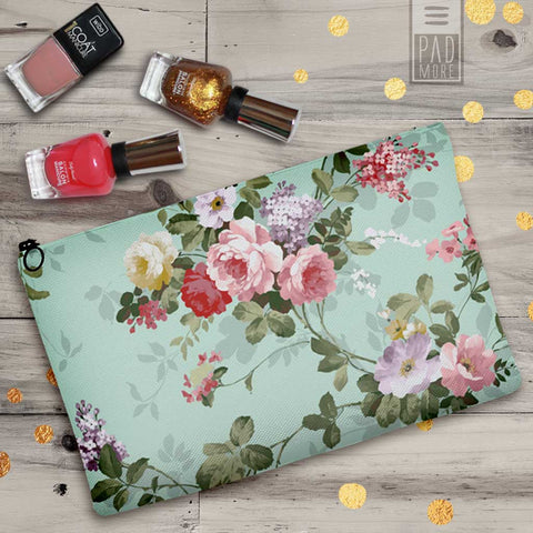 Green Garden Cosmetic Bag