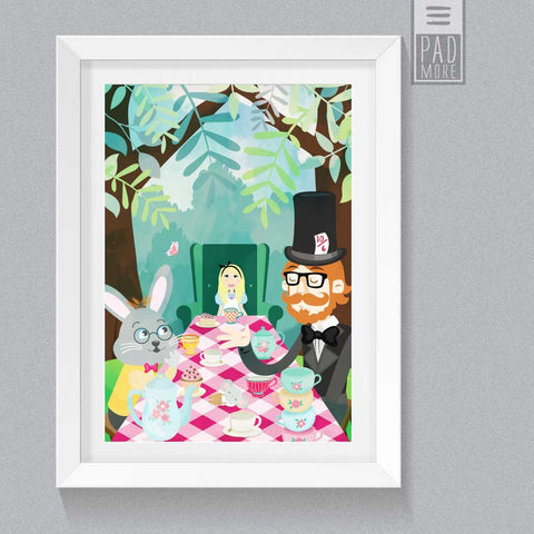 Allie Print: Mad Tea Party