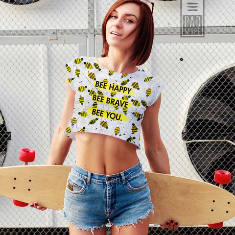 Bee Happy Crop Top