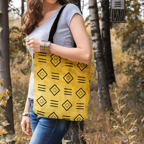 Golden Pattern Tote bag