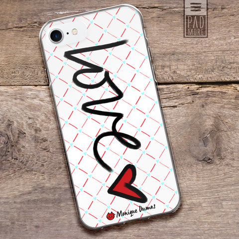 Love is All Around White Phone Case