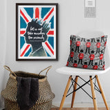 Tribute to the Queen of England Art Print