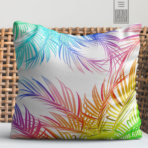 Colorful Summer Throw Pillow