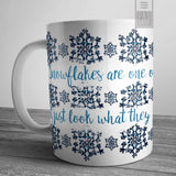 All Together Now Snowflakes Mug