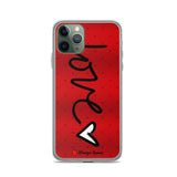 Love is All Around Red Phone Case