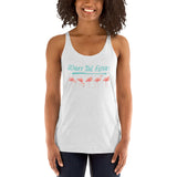 What the Flock Flamingo Racerback Tank