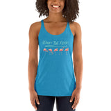 What the Flock Flamingo Racerback Tank