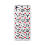 Love for Dogs Clear Phone Case