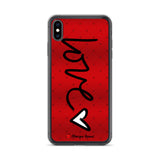 Love is All Around Red Phone Case