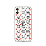 Love for Dogs Clear Phone Case