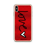 Love is All Around Red Phone Case