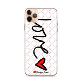 Love is All Around White Phone Case