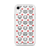 Love for Dogs Clear Phone Case
