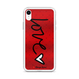 Love is All Around Red Phone Case