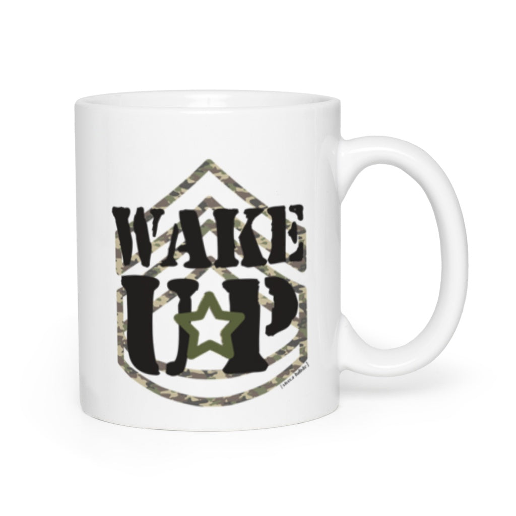 Wake Up Military Camo Mug – Padmore