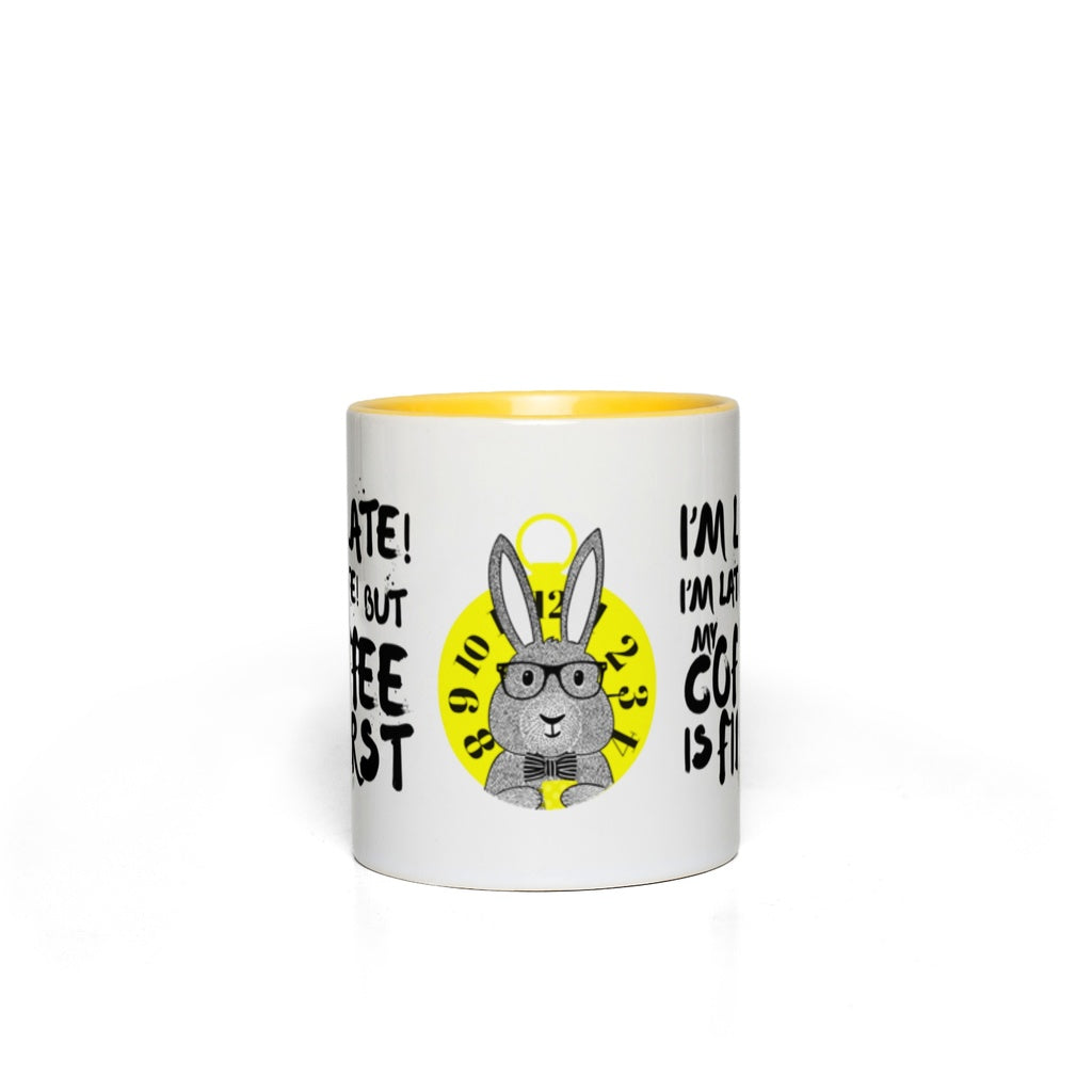 Rabbit Coffee Mug Ceramic, Rabbit Dad Mom Mug, Bunny Mug, Mug For Men –  Miette And Company