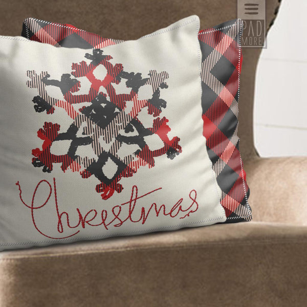 Cabin Christmas Pillow