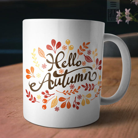 Hello Autumn Mug