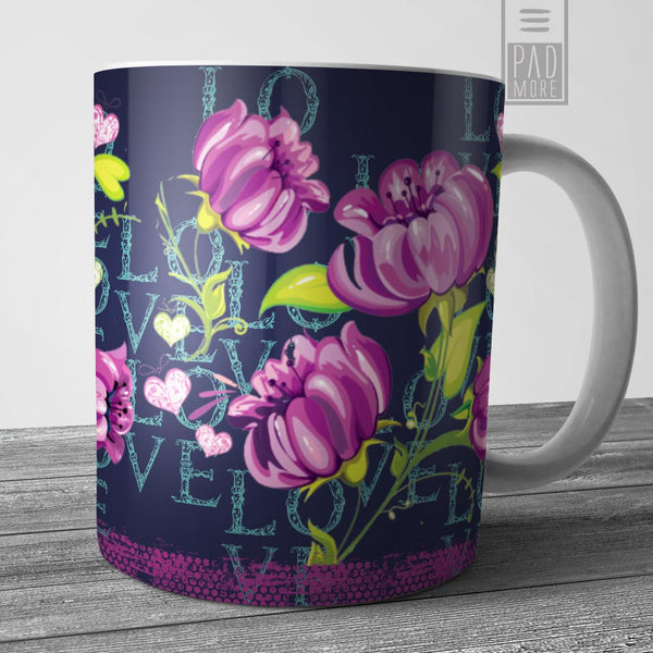 Love Flowers Mug