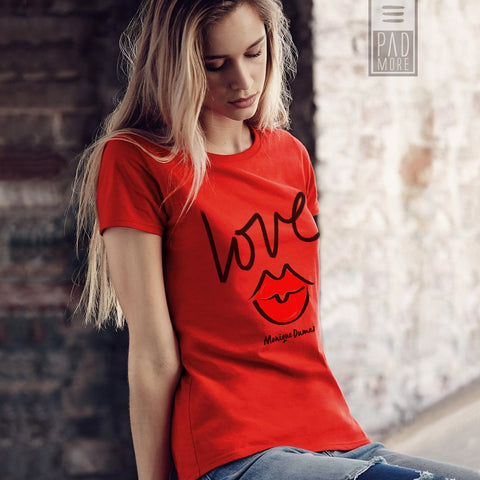 Love is All Around Red Tshirt