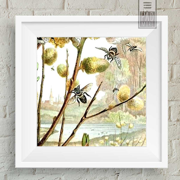 Square Dance of the Bees Wall Art