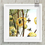 Square Dance of the Bees Wall Art