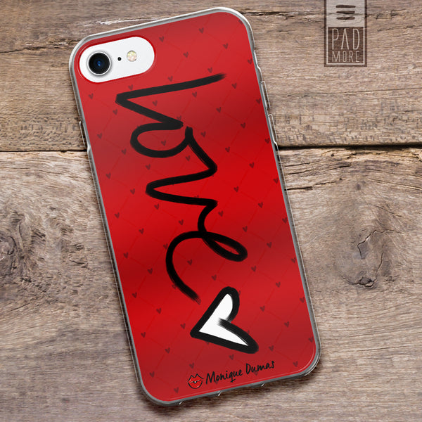 Love is All Around Red Phone Case