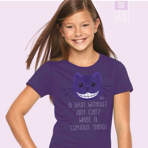 Allie Cat's Grin Girl's T-Shirt