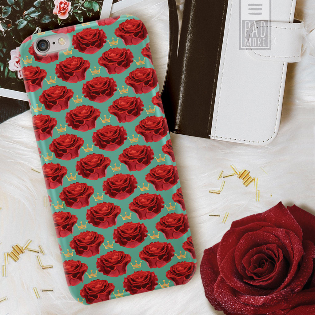 Roses and Crowns Phone Case