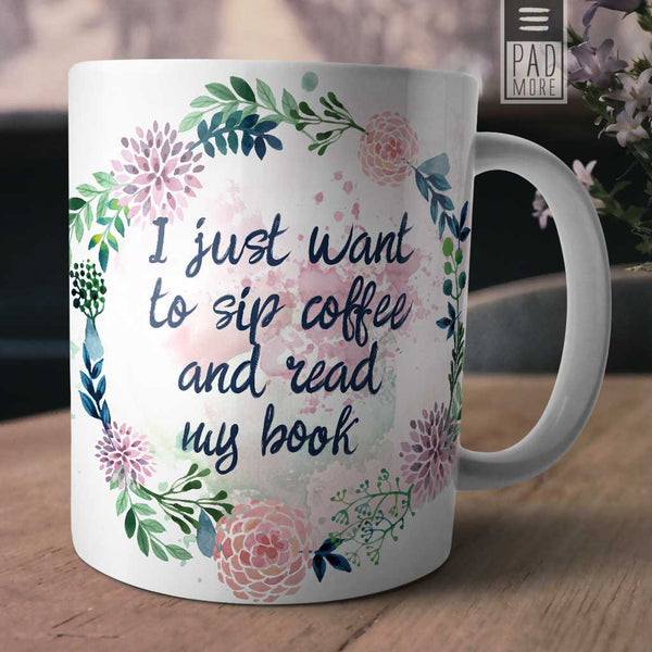 I Just Want to Read Mug