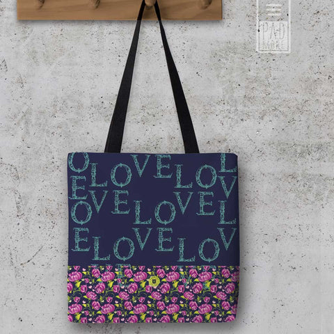Love Flowers Tote bag