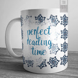 Snowflake Reading Time Mug