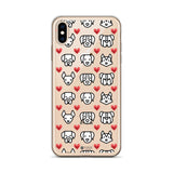 Love for Dogs Clear Phone Case
