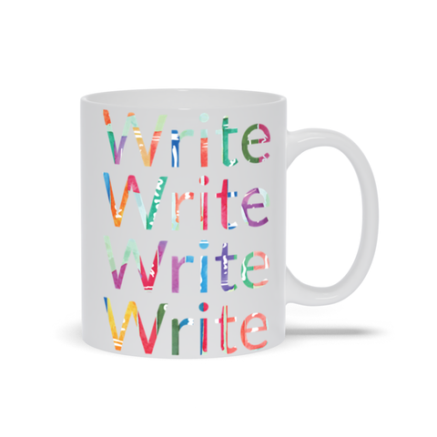 Write Write and Write Mug